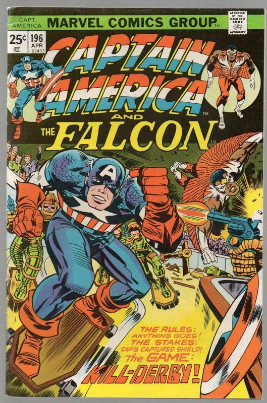 CAPTAIN AMERICA 196 VG April 1976 Kirby classics