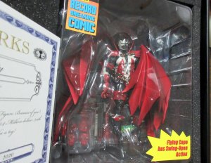 ② SPAWN Trio Classic Comic RED BOX Figure McFarlane Toy Kickstarter Rare NIB COA