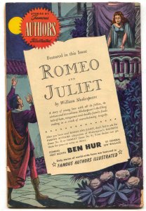 Stories by Famous Authors Illustrated #10 1950- ROMEO & JULIET VG-