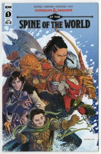 D&D AT THE SPINE OF THE WORLD 1 - 1:25 Variant Cover by Davenport - 1st Printing