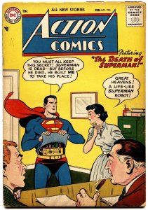 ACTION COMICS #225 1957-SUPERMAN-CONGO BILL-DEATH OF SUPERMAN