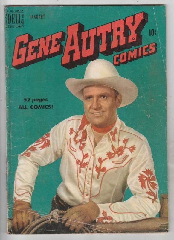 Gene Autry Comics 35 Strict 1950 VG+ Affordable-Grade Gene Autry  Bullet Proof 