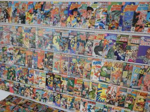 Huge Lot 180+ Comics W/ Flash, War, Batman, Superman+ Avg VG- Condition!!