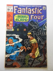 Fantastic Four #90 (1969) VG/FN Condition! moisture stains bc