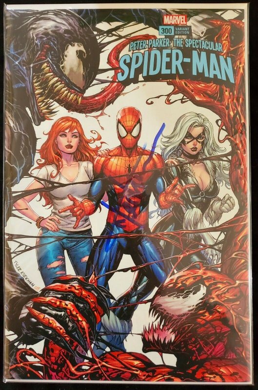 ?️?️PETER PARKER SPECTACULAR SPIDER-MAN 300 ?SIGNED BY  Kirkham ? crain