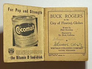 Buck Rogers in the City of Floating Globes Cocomalt Premium 1935 Big Little Book