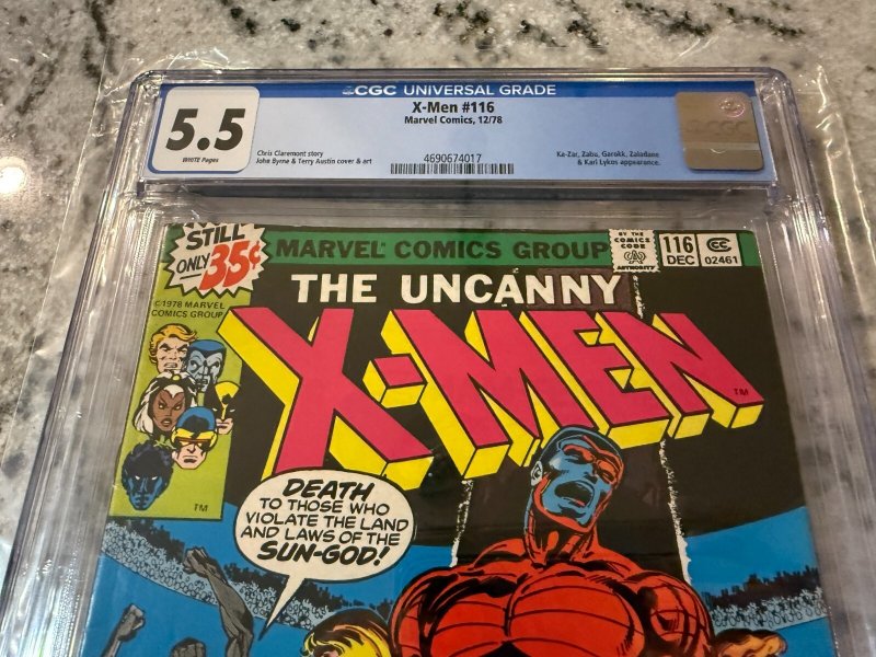 Uncanny X-Men # 116 CGC Graded 5.5 Marvel Comic Book Wolverine Storm JH25