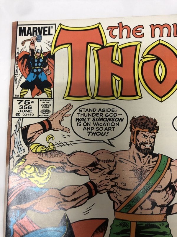 Thor (1985) # 356 (NM) Canadian Price Variant • CPV • Bob Harras • Marvel