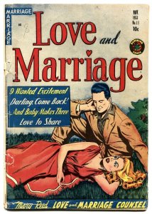 LOVE AND MARRIAGE #11-1953-SUPERIOR-LINGERIE SCENES-headlights