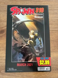 Spawn # 315 NM 1st Print Variant Cover Image Comic Book Todd McFarlane 8 J288