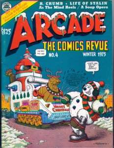 Arcade #4 (1975) Crumb, RWilliams, S. Clay Wilson, Griffith,  Burroughs, McManus