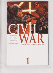 Civil War #1 VF/NM captain america - avengers - marvel 1st print - mark millar