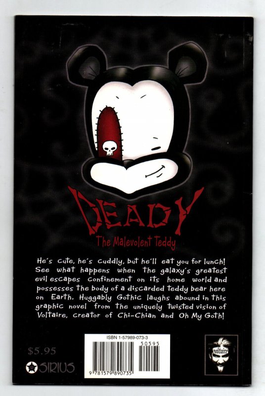 Deady the Malevolent Teddy -Voltaire- Clive Barker Pinhead story -Sirius- (-NM)