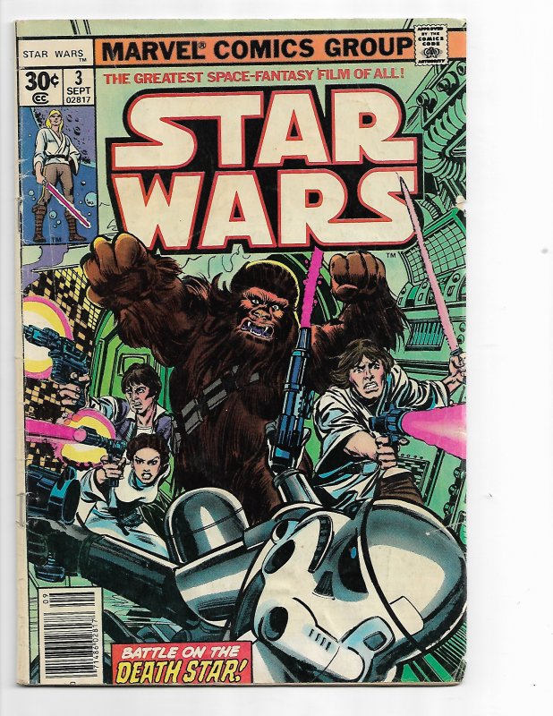 Star Wars #3 (1977) GD+