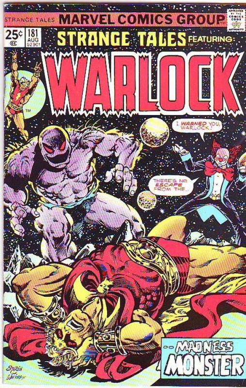 Strange Tales #181 (Aug-75) FN/VF Mid-High-Grade Adam Warlock