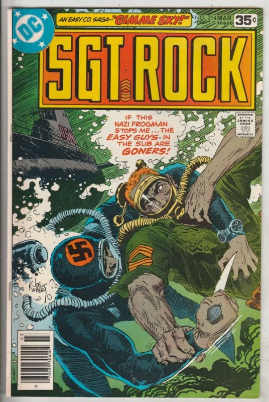 Sgt. Rock #314 (Mar-78) FN/VF Mid-High-Grade Sgt. Rock, Easy Co.