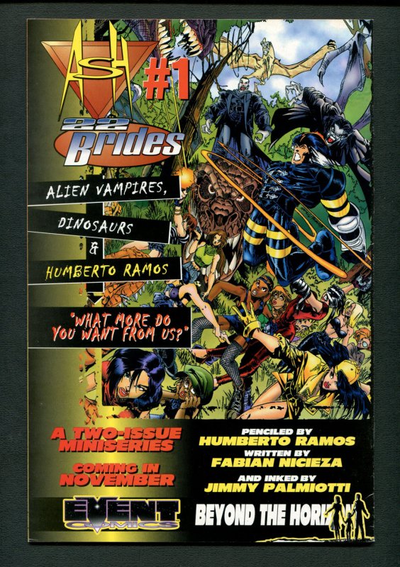 Ash : Fire Within #1  ( 6.0 FN ) Joe Quesada Cover & Art /  1996