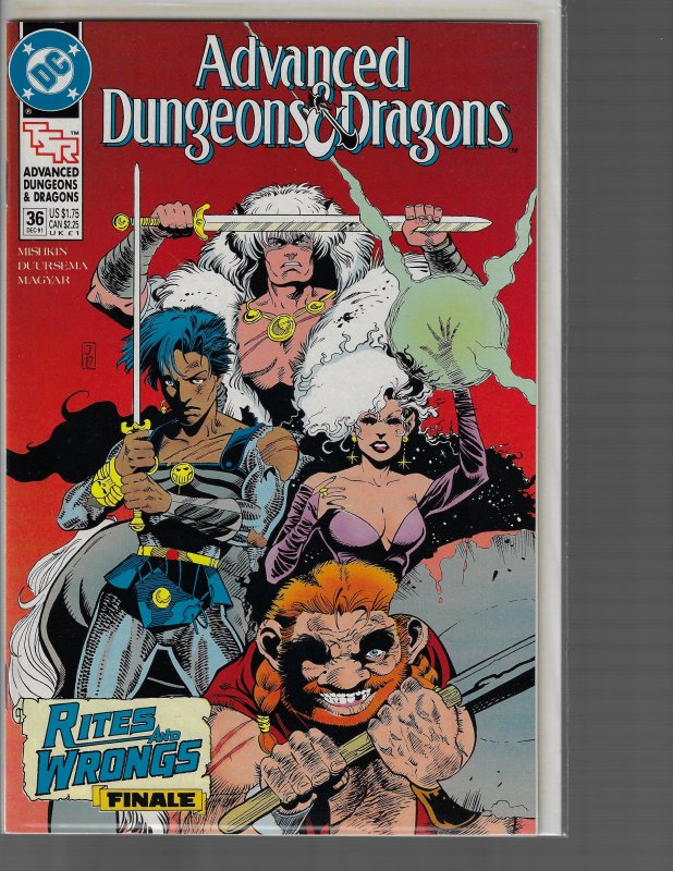 Advanced Dungeons and Dragons #20-36 + Annual  (DC, 1989-1990) NM Average