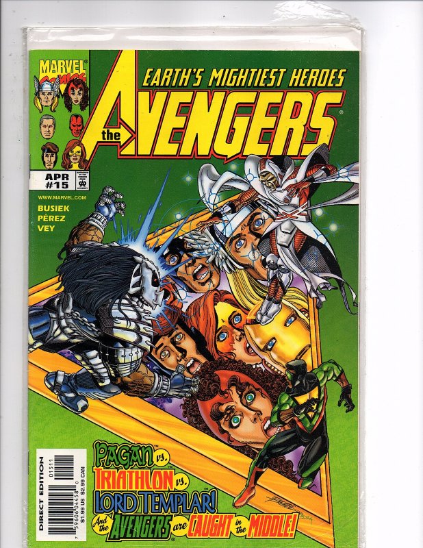 Marvel Comics The Avengers #15 Kurt Busiek Story George Pérez Cover and Art