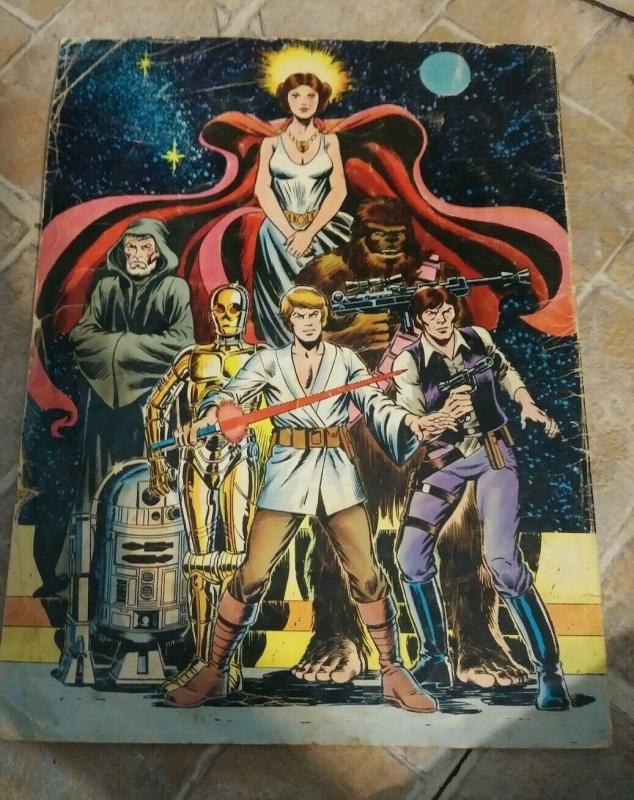 STAR WARS # 1  1977 MARVEL SPECIAL EDITION OVER-SIZED GEORGE LUCAS W MOVIE PHOTO