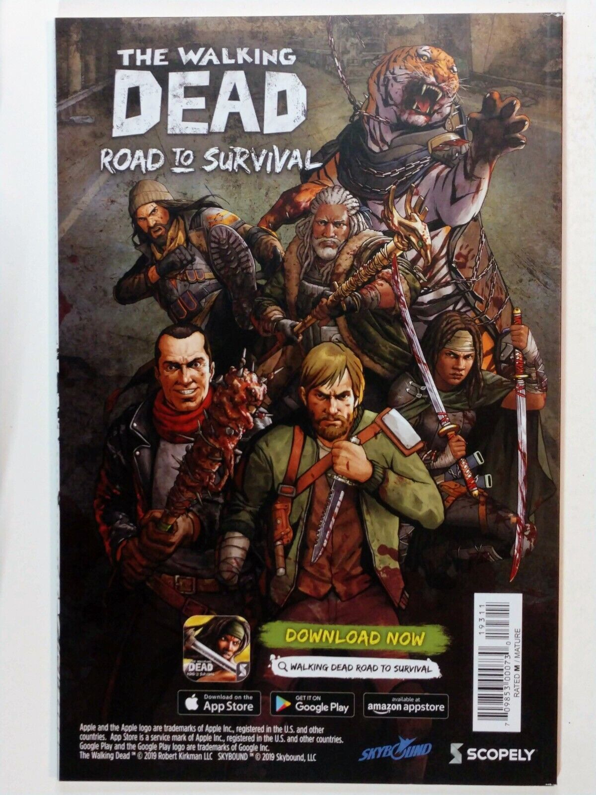 The Walking Dead 193 2019 Oversized Final Issue Comic Books Modern Age Skybound Walking 9858