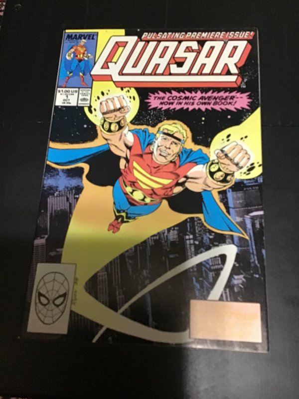 Quasar #1 (1989) The cosmic avenger first solo book! NM-  Wow!