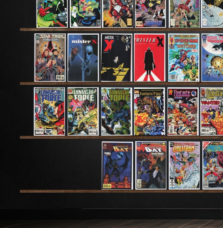 Huge Lot 150+ Comics with Star Trek, Batman, Fantastic Force & More!