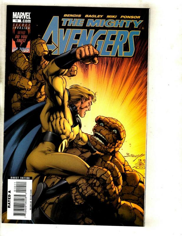 Lot Of 10 Mighty Avengers Marvel Comics # 1 2 3 4 5 6 7 8 9 10 Iron Man Thor SM2