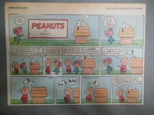 Peanuts Sunday Page by Charles Schulz from 5/14/1961 Size: ~11 x 15 inches 