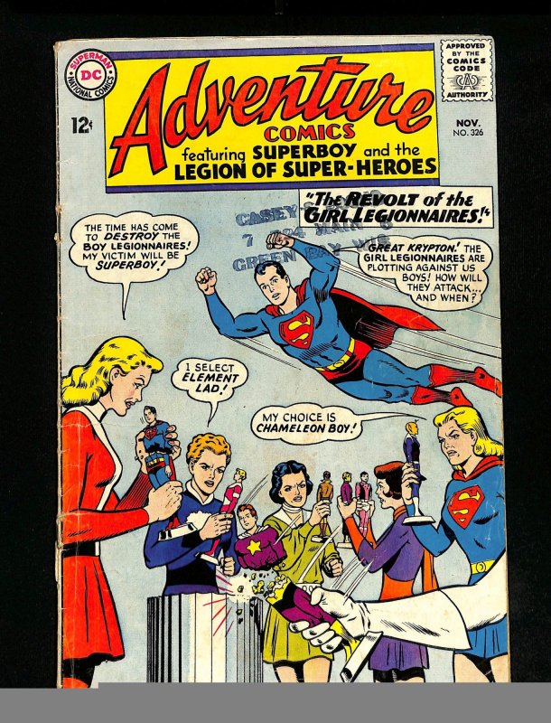 Adventure Comics #326 Curt Swan Art!