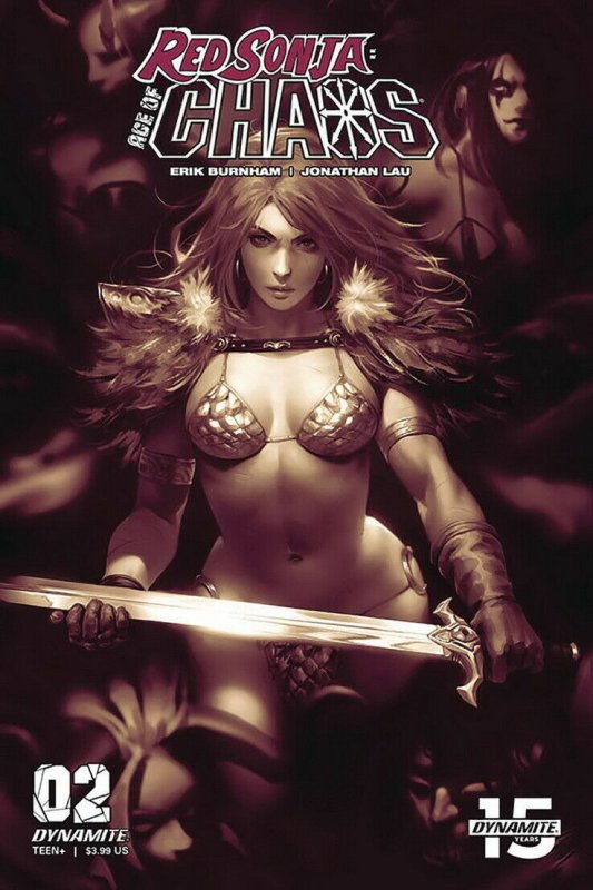 RED SONJA AGE OF CHAOS (2019 DYNAMITE) #2 VARIANT 1:25 CHEW MONOCH PRESALE-02/19