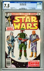 Star Wars #42 (1980) CGC 7.5! OWW Pages!