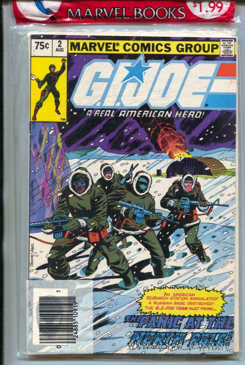 GI Joe Marvel Comics 3 Pack Unopened 2 26 27 Comic Books Bronze