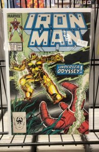 Iron Man #218 Newsstand Edition (1987)