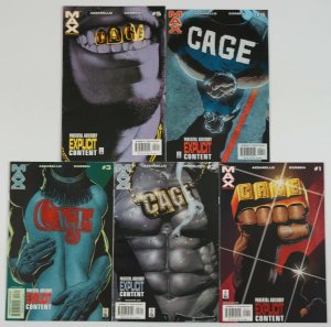 Luke Cage #1-5 FN/VF complete series RICHARD CORBEN marvel max afrocentric 2 3 4