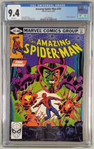 AMAZING SPIDER-MAN 207 (1961) CGC 9.4 MESMERO APPEARANCE (SLAB GRADE)