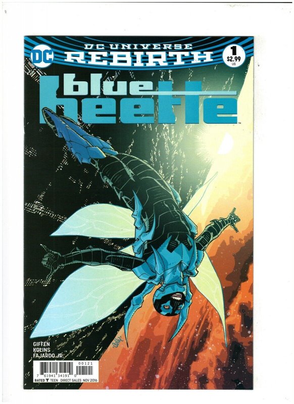 Blue Beetle #1 NM- 9.2 DC Rebirth 2016 Hamner Cover 