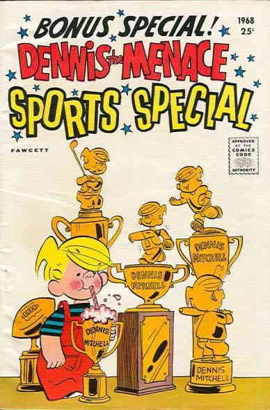 Dennis the Menace (Giants) #52 GD ; Fawcett | low grade comic Sports Special