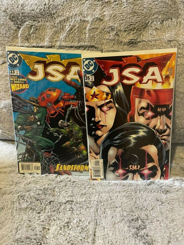 Lot of 16 Books JSA DC Comics 29 32 33 35 36 37 39 40 41 42 43 44 45 46 54 55