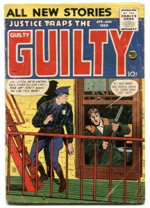 Justice Traps The Guilty #92 1958- - crime comic VG-