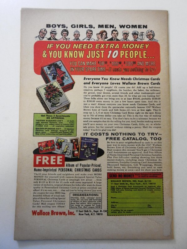 Fantastic Four #66 (1967) VG Condition moisture stain