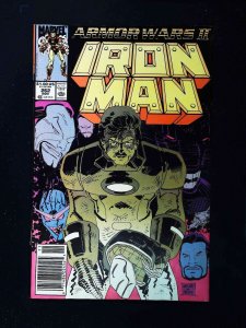 Iron Man #262  Marvel Comics 1990 Vf+ Newsstand