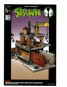 Spawn Action Figure Comic Spawn Alley Playset #1 (1994) J610