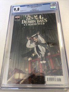 Demon Days: Cursed Web (2021) #1 (CGC 9.8) Bengal Variant Cover Census 5!