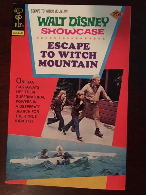 DISNEY RETURN TO WITCH MOUNTAIN! GOLD KEY GLOSSY VF OLD TV SHOW! BRIGHT COLORS