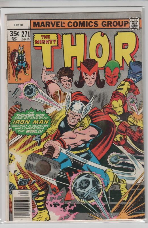 THOR (1966 Marvel Comics) #271 VG/FN