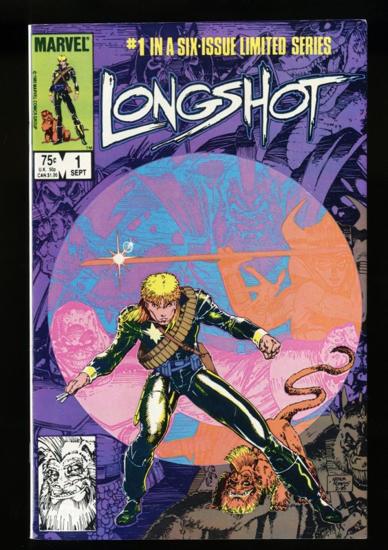 Longshot (1985) #1 VF 8.0 1st Appearance Spiral!