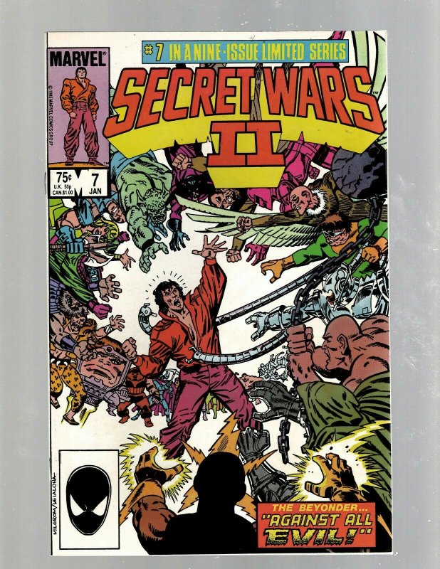 12 Comics Secret Wars II 1 2 3 4 5 6 7 8 9 Shadowmasters 1 1 Spider-Man 1 SB1