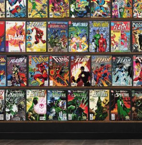 Huge Lot 150+ Comics with The Flash, The Spectre, Infinity, Inc. & More!