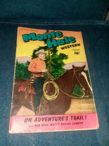 Monte Hale Western #31 golden age 1948 Fawcett comics photo cover precode rare